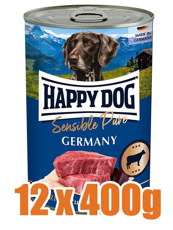 happy dog sensible pure mokra karma dla psa puszka germany wołowina 400g e09ea5d25a444d43f726cffda8d73ddf